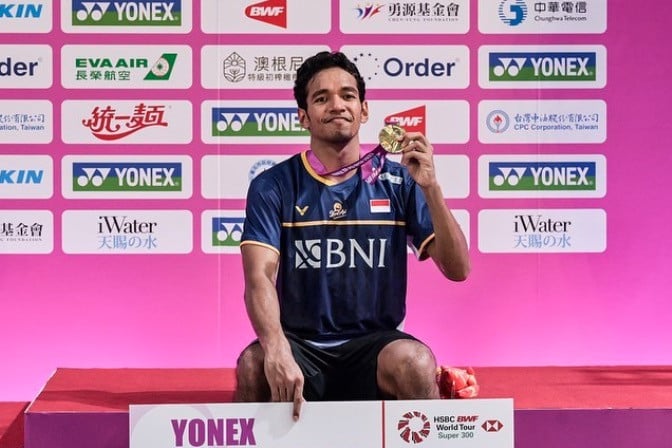 Chico Aura Juara Indonesia Masters I 2025 usai Bungkam Tunggal Putra Korsel