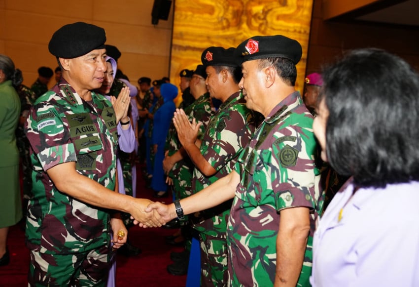 Panglima TNI Pimpin Kenaikan Pangkat 177 Perwira Tinggi, Ada Dankodiklat TNI