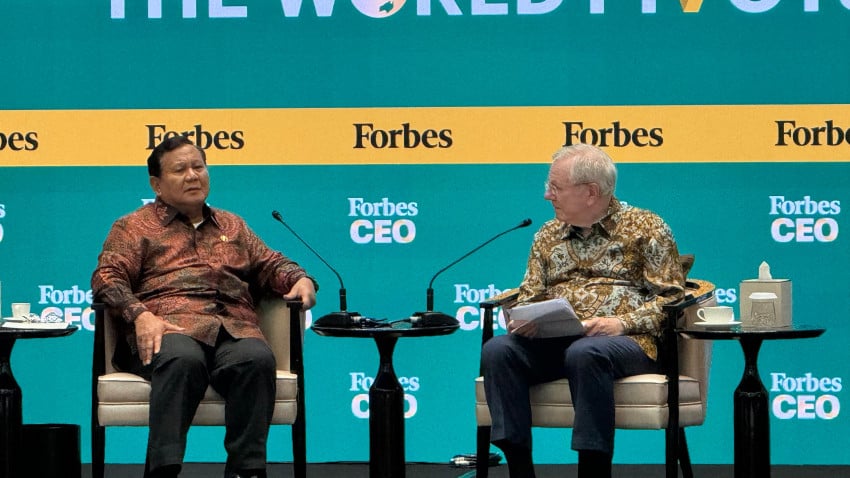 Di Depan Steve Forbes, Prabowo Ungkap Program MBG Direncanakan sejak Tahun 2023