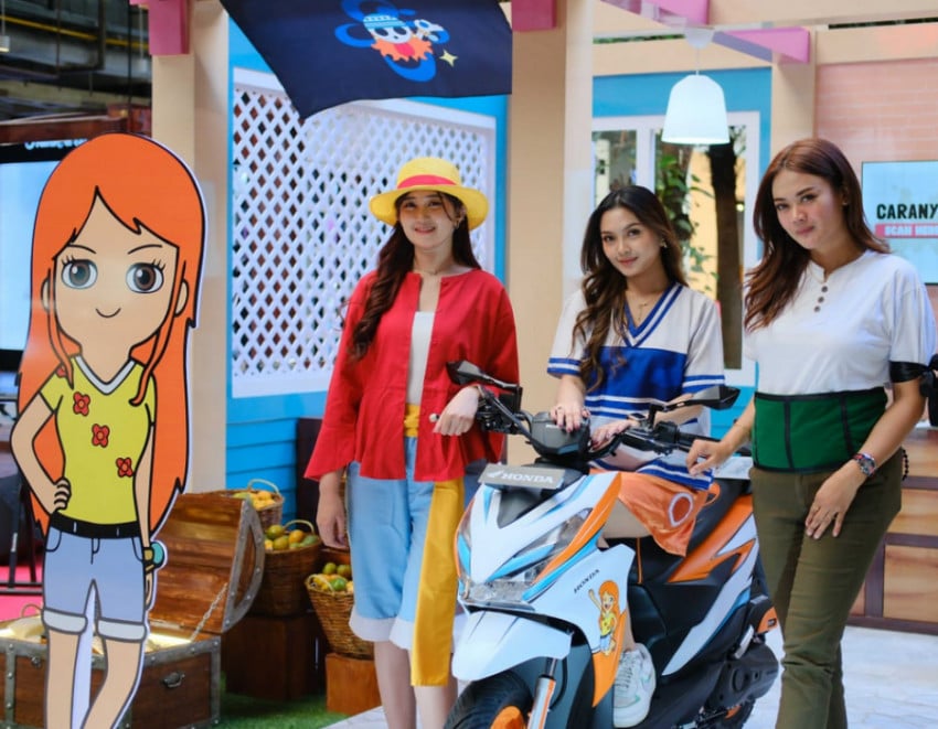 Honda BeAT One Piece Tahilalats Mejeng di Makassar, Begini Penampilannya!
