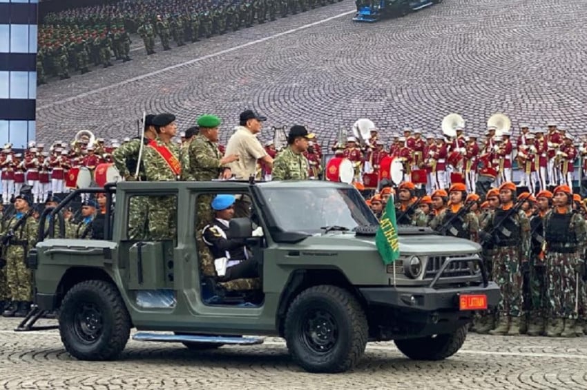 Panglima TNI Pimpin Gladi Bersih HUT ke-80 TNI di Monas