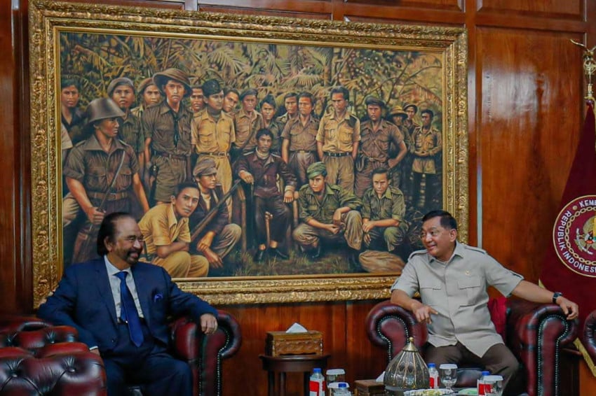 Surya Paloh Temui Menhan Sjafrie Sjamsoeddin 1 Jam di Kemhan, Bakal Ada Pertemuan Lanjutan