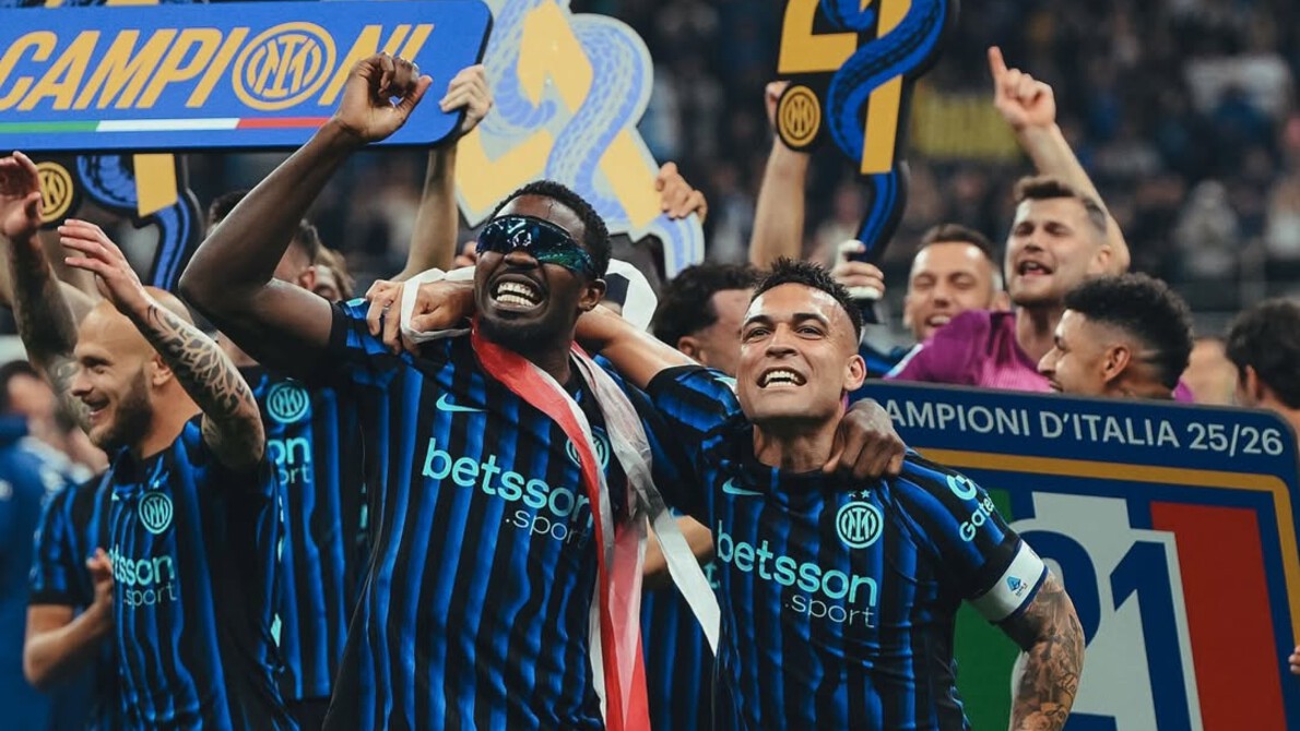 Inter Milan Juara Serie A 2025/2026, Marcus Thuram Dedikasikan Scudetto untuk Nicolo Barella