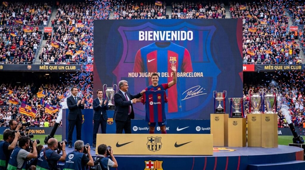 Bakal Dikenalkan Barcelona di Joan Gamper Trophy, Rodri Minta Nomor Punggung ‘Keramat’