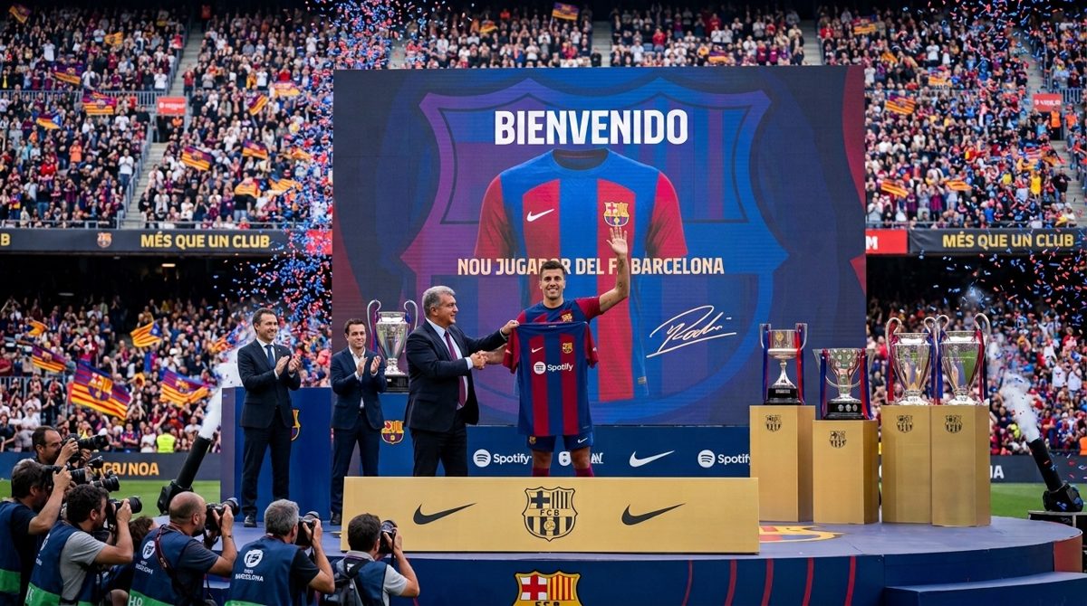 Bakal Dikenalkan Barcelona di Joan Gamper Trophy, Rodri Minta Nomor Punggung ‘Keramat’
